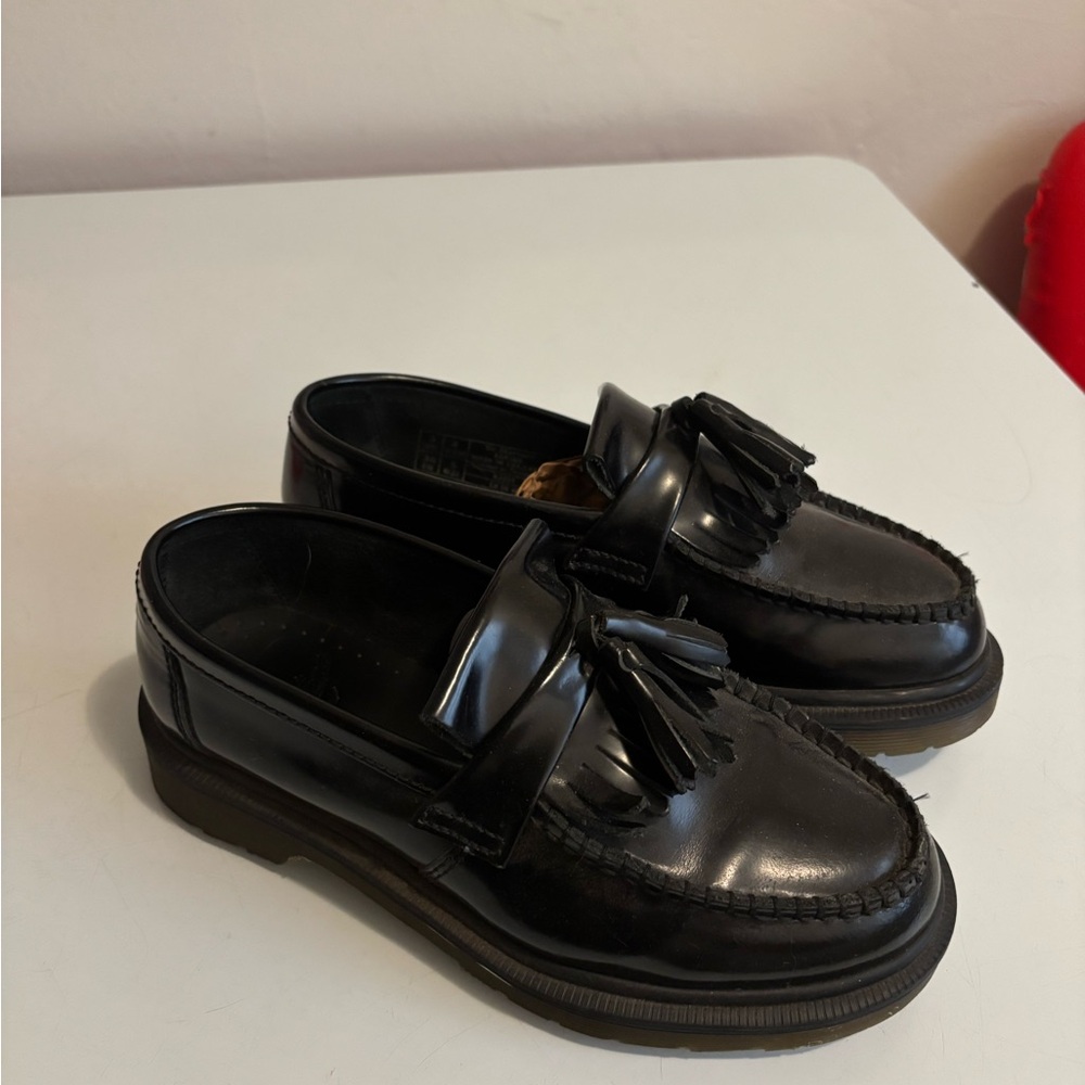 Dr. Martens Adrian Black Tassel Loafers